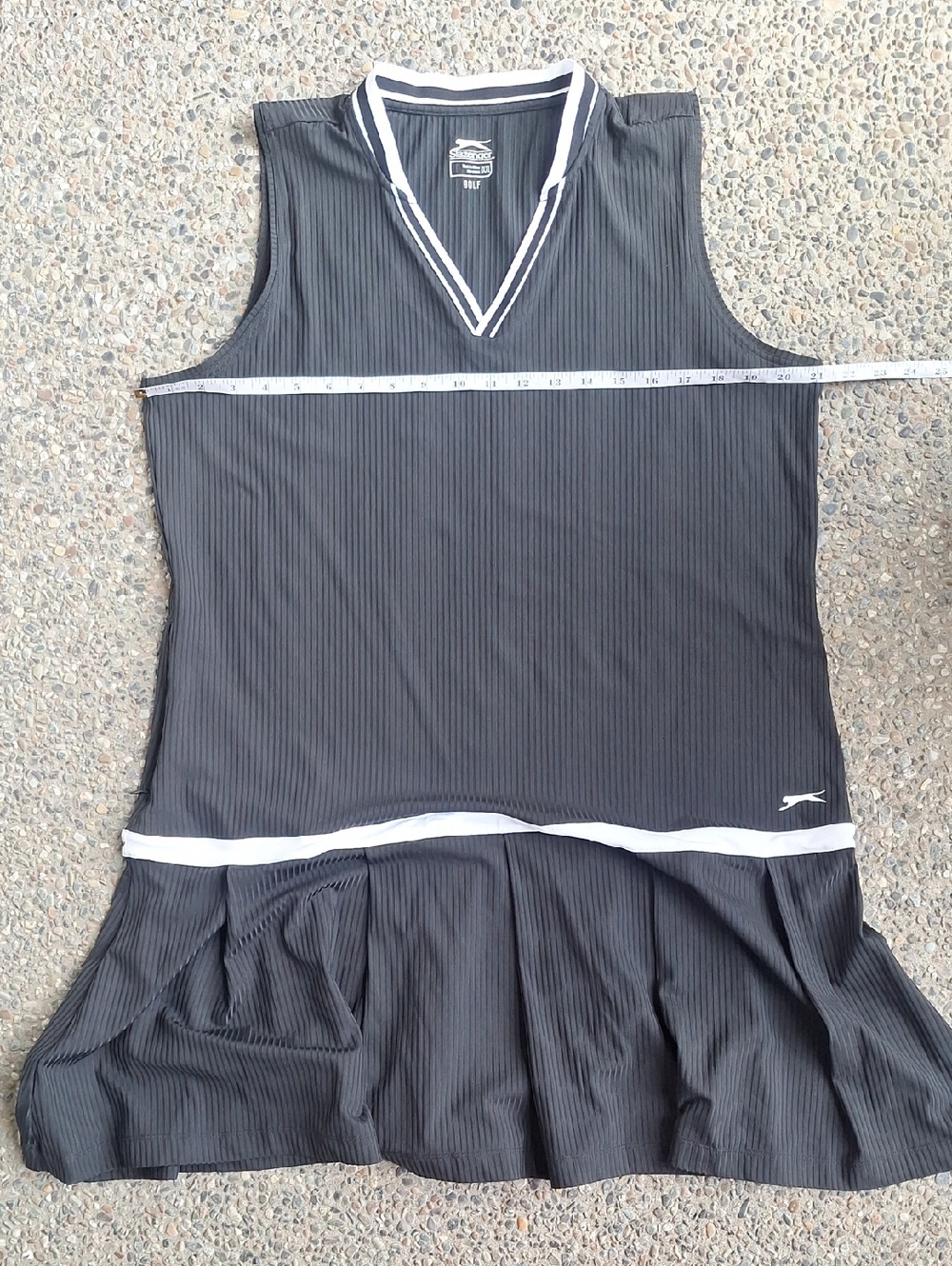 NWT Slazenger Black and White Golf Polo Dress Plus Size XXL - Picture 12 of 14